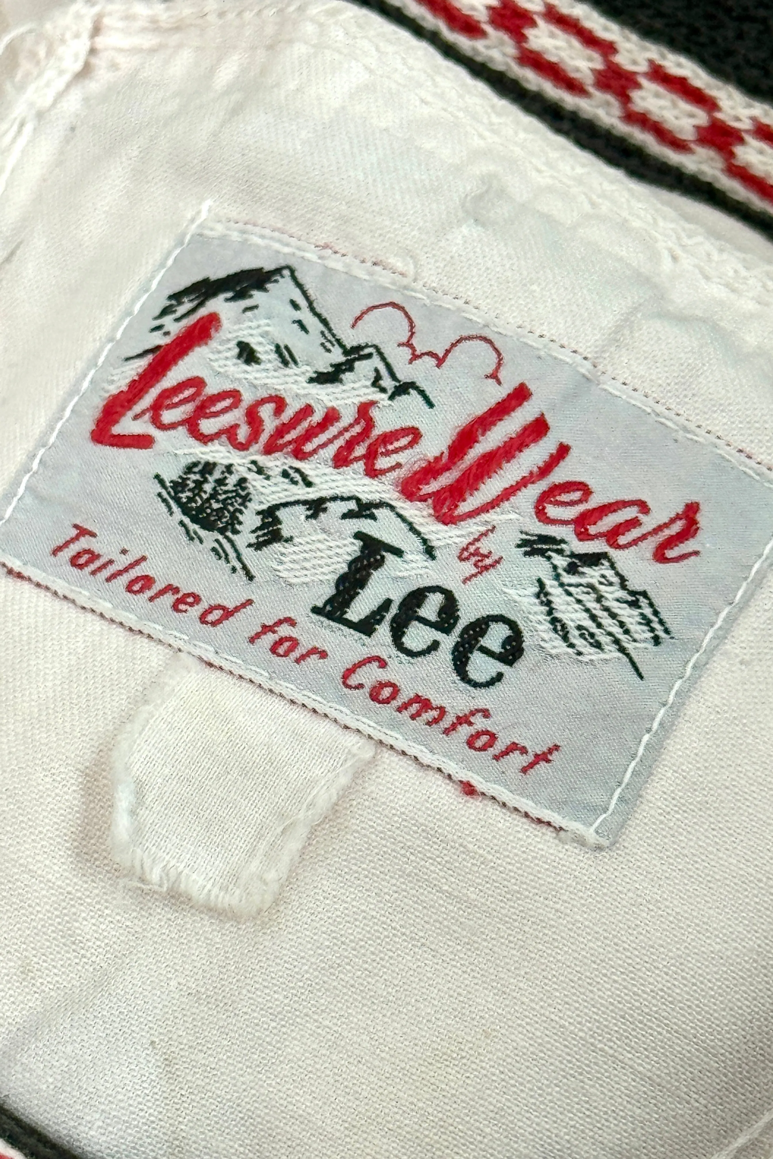 1960’S LEE LEESURE WEAR UNION MADE IN USA THRASHED CROPPED CARDIGAN JACKET MEDIUM