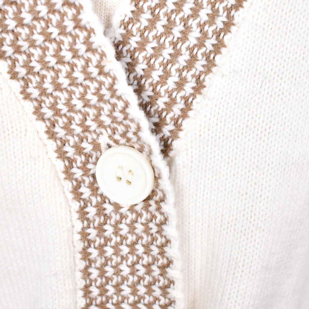 1970s Cream Tunic Cardigan