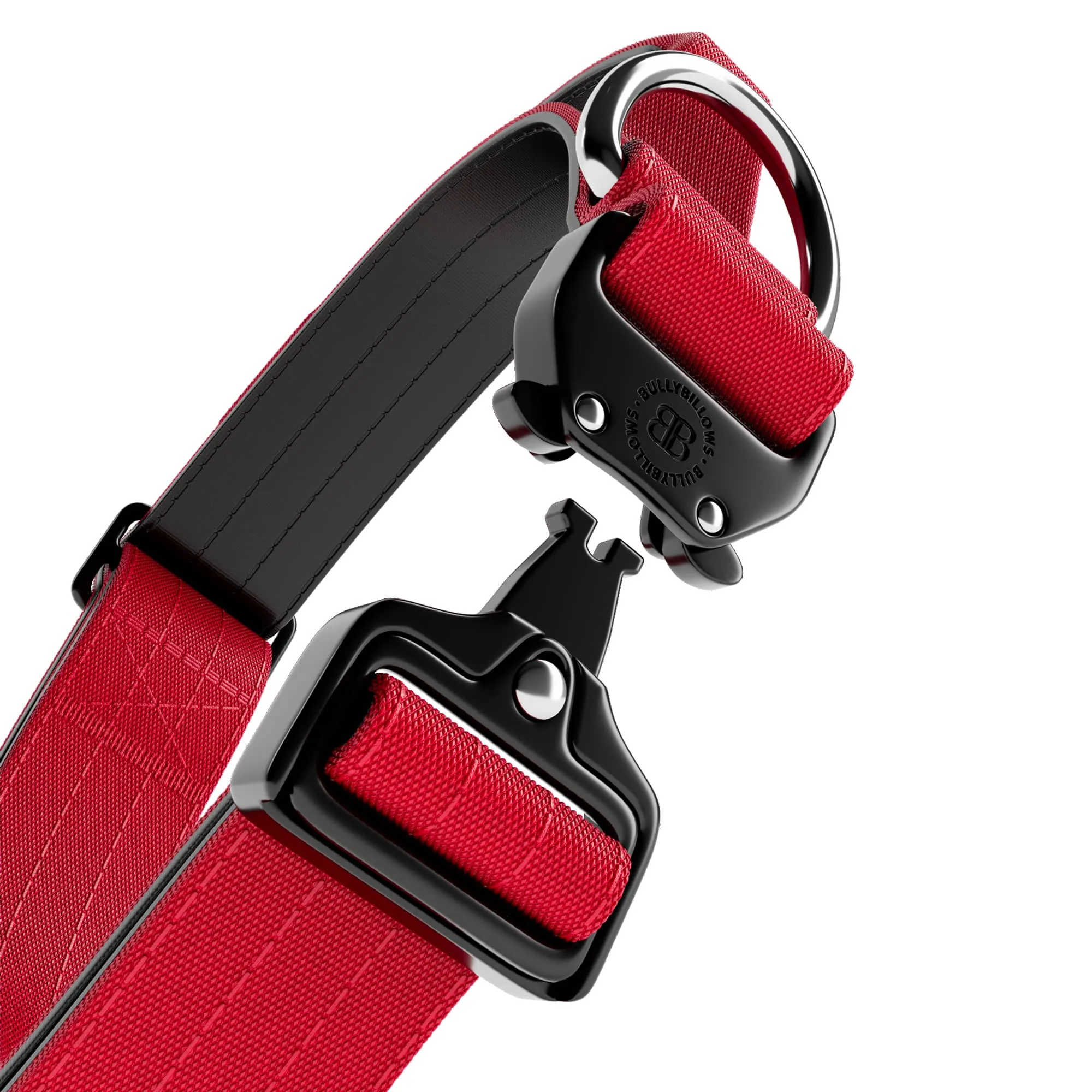 4cm Combat® Collar | Handle & Rated Clip - Red