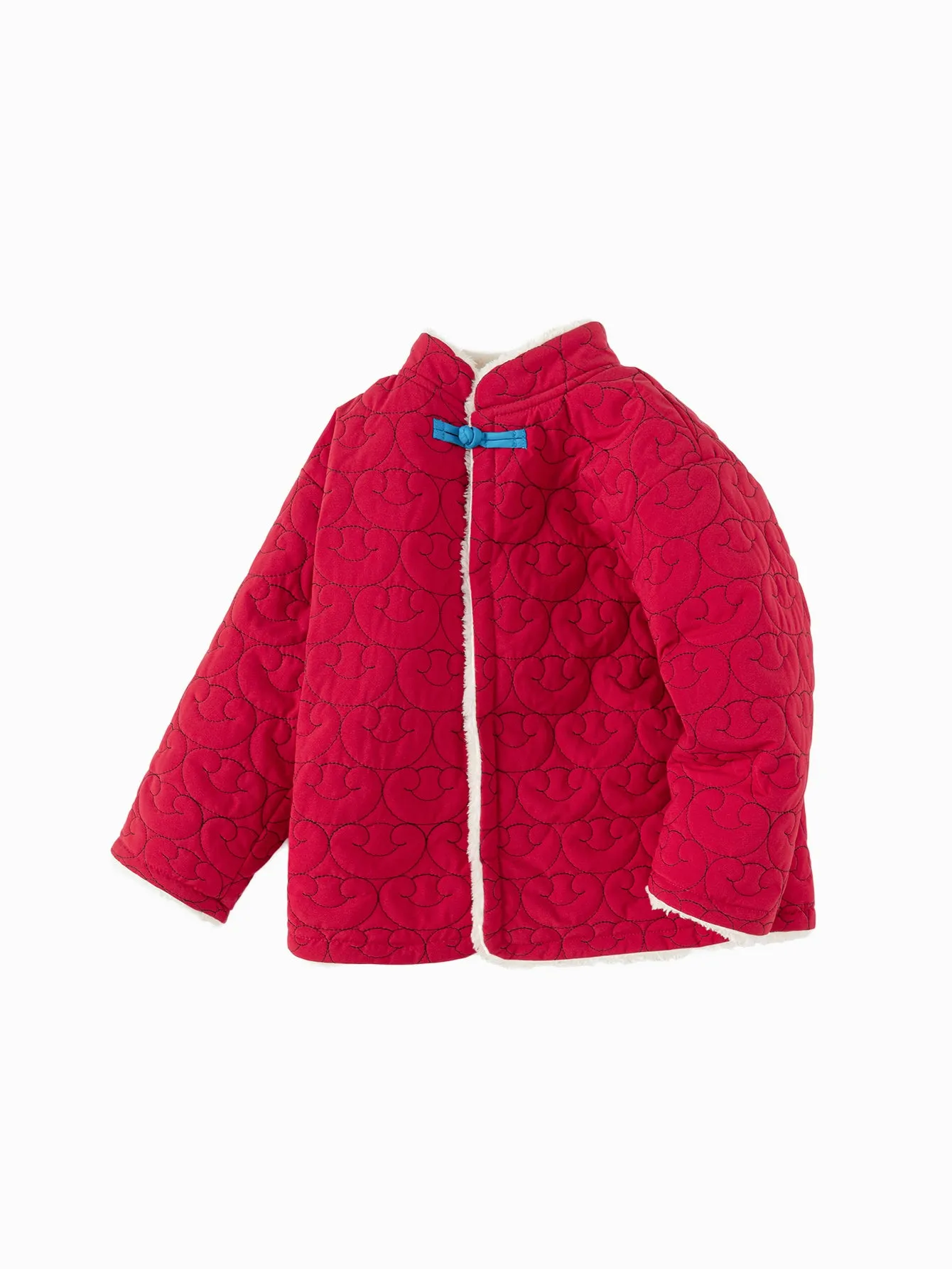 Balabala Baby Cotton Coat 2025 New Thermal Boy And Girl New Year's Greeting Outfit Outdoor Red