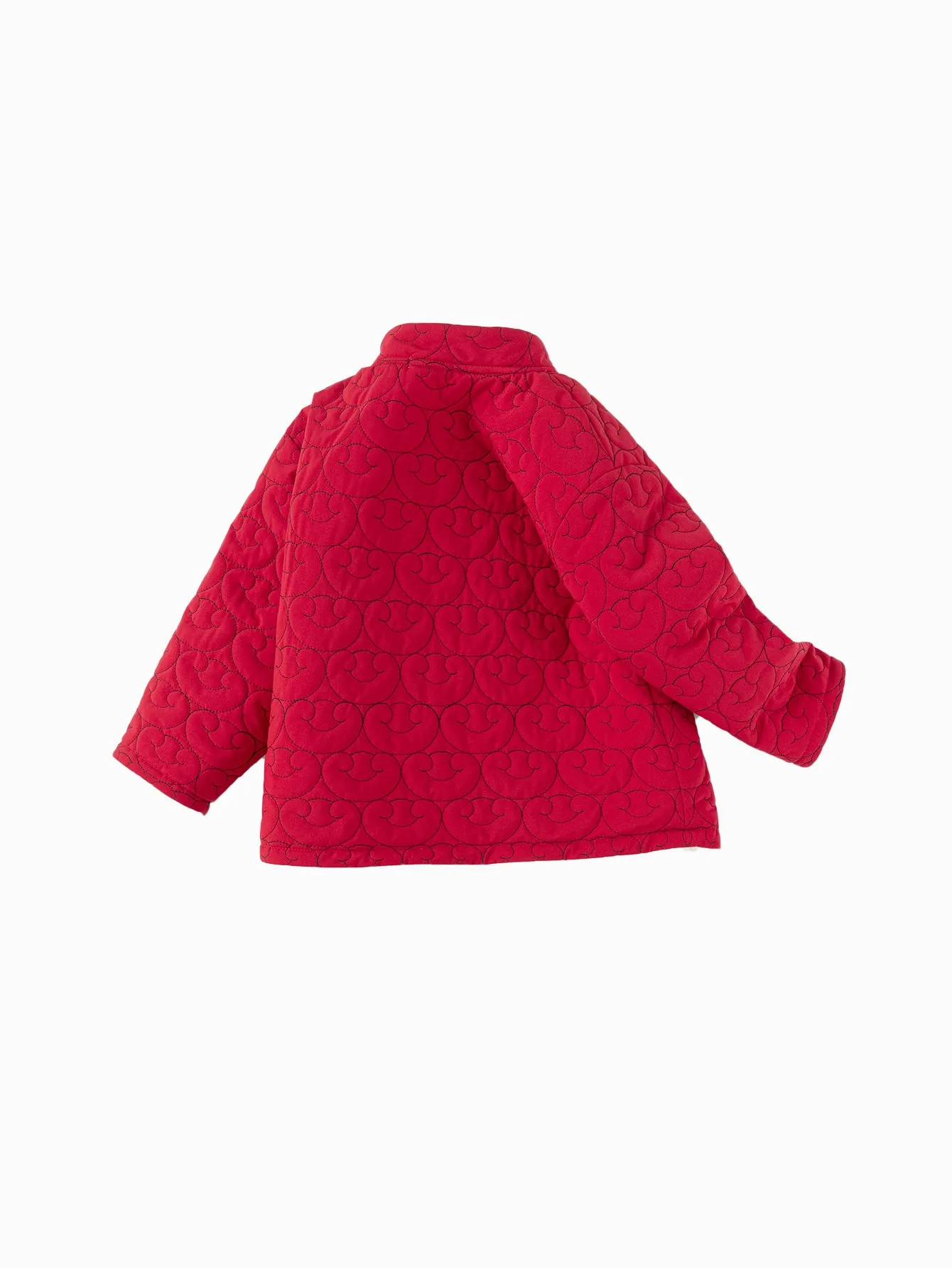 Balabala Baby Cotton Coat 2025 New Thermal Boy And Girl New Year's Greeting Outfit Outdoor Red