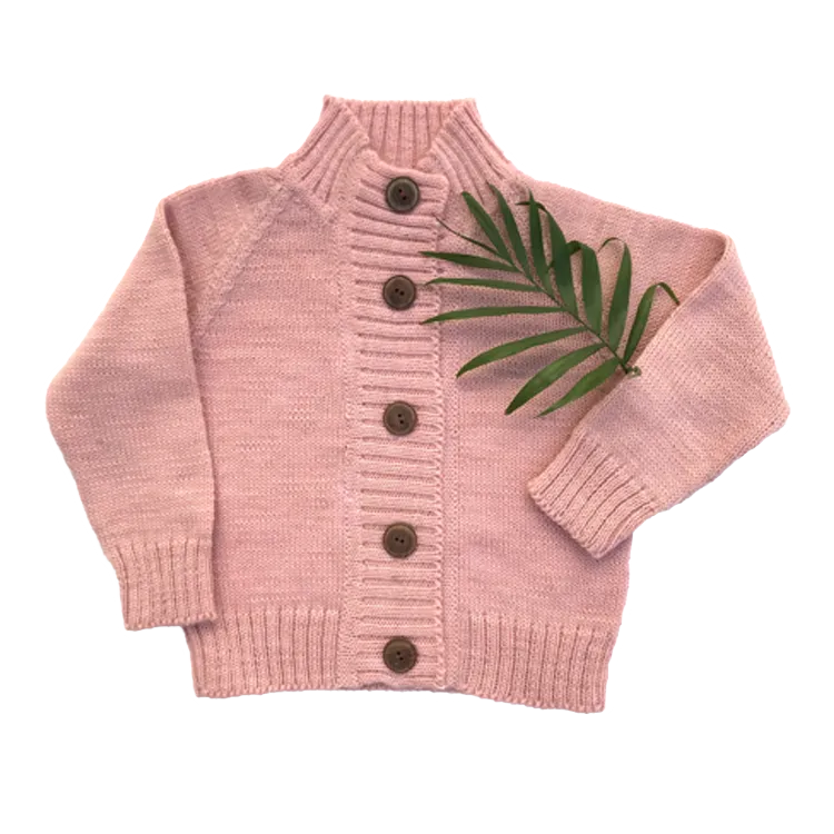 Cherry Blossom Merino Wool Cardigan