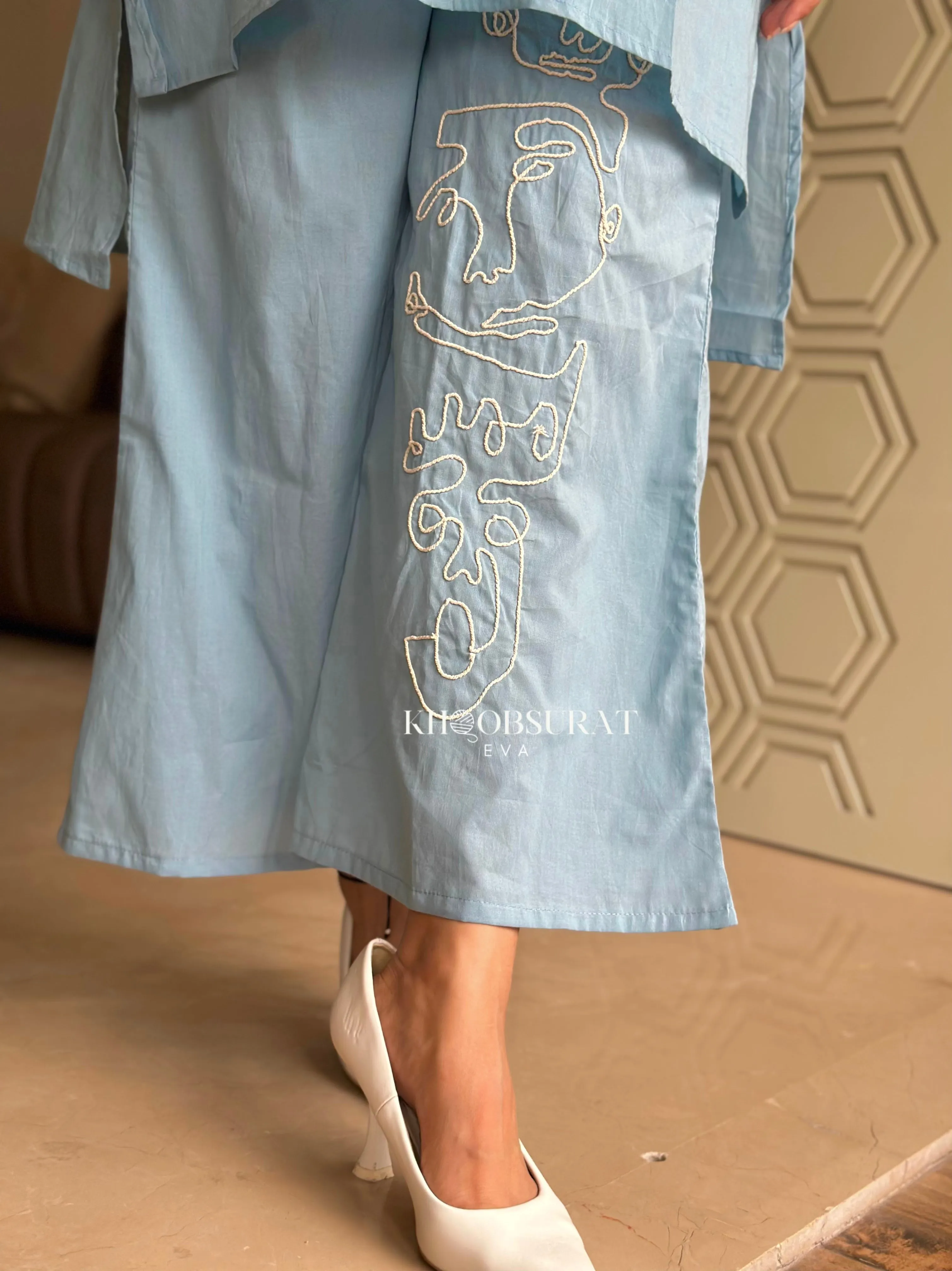 Downtown Diva Blue CoOrd Set