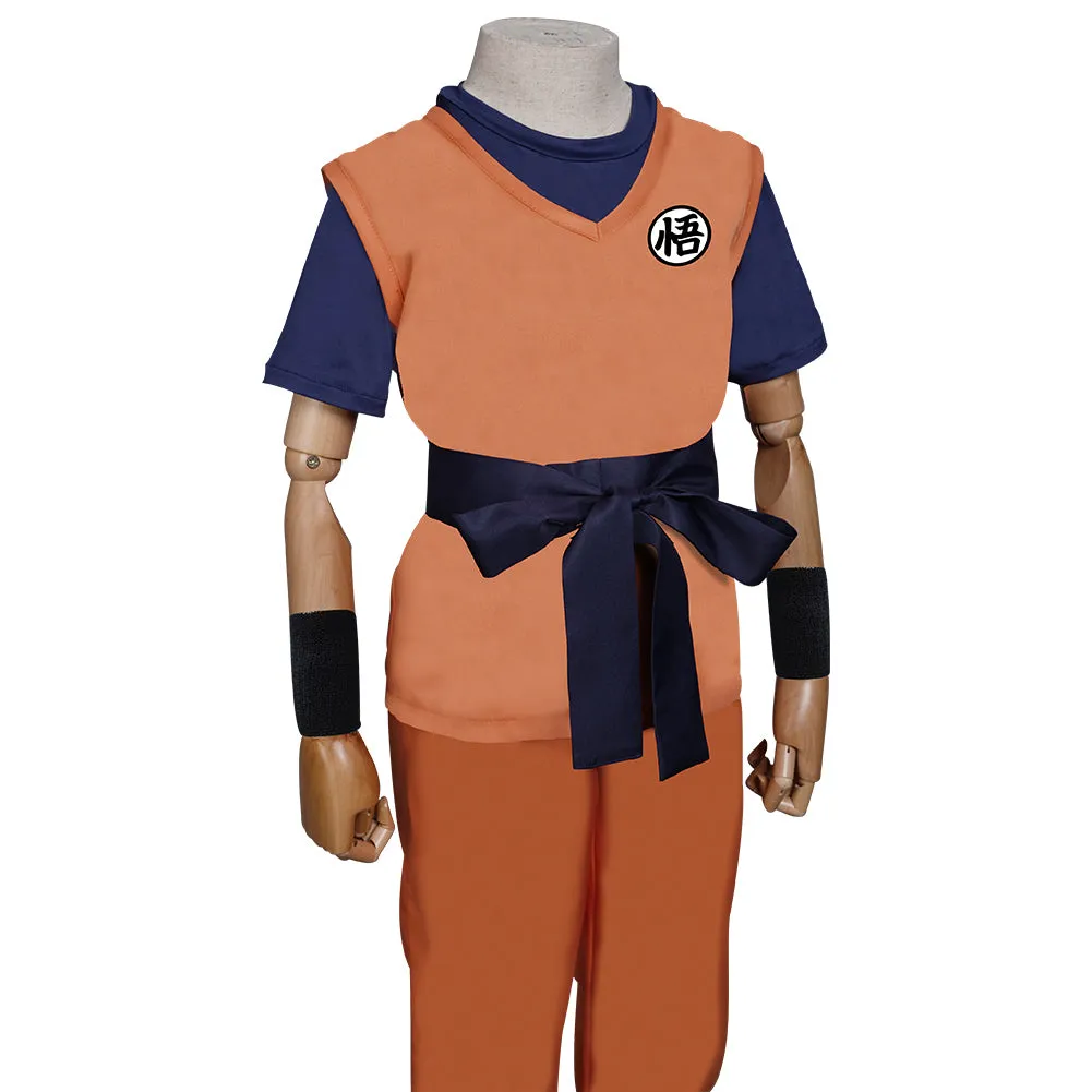 Dragon Ball Son Goku Halloween Carnival Suit Cosplay Costume Kids Children Outfits