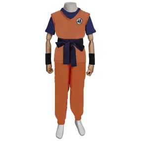 Dragon Ball Son Goku Halloween Carnival Suit Cosplay Costume Kids Children Outfits