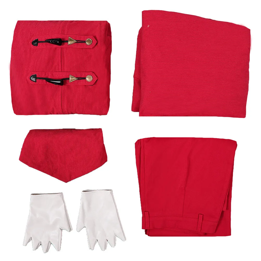 Game Dead by Daylight Subliminal Menace Legion Slipknot Red Outfit Cosplay Costume Outfits Halloween Carnival Suit