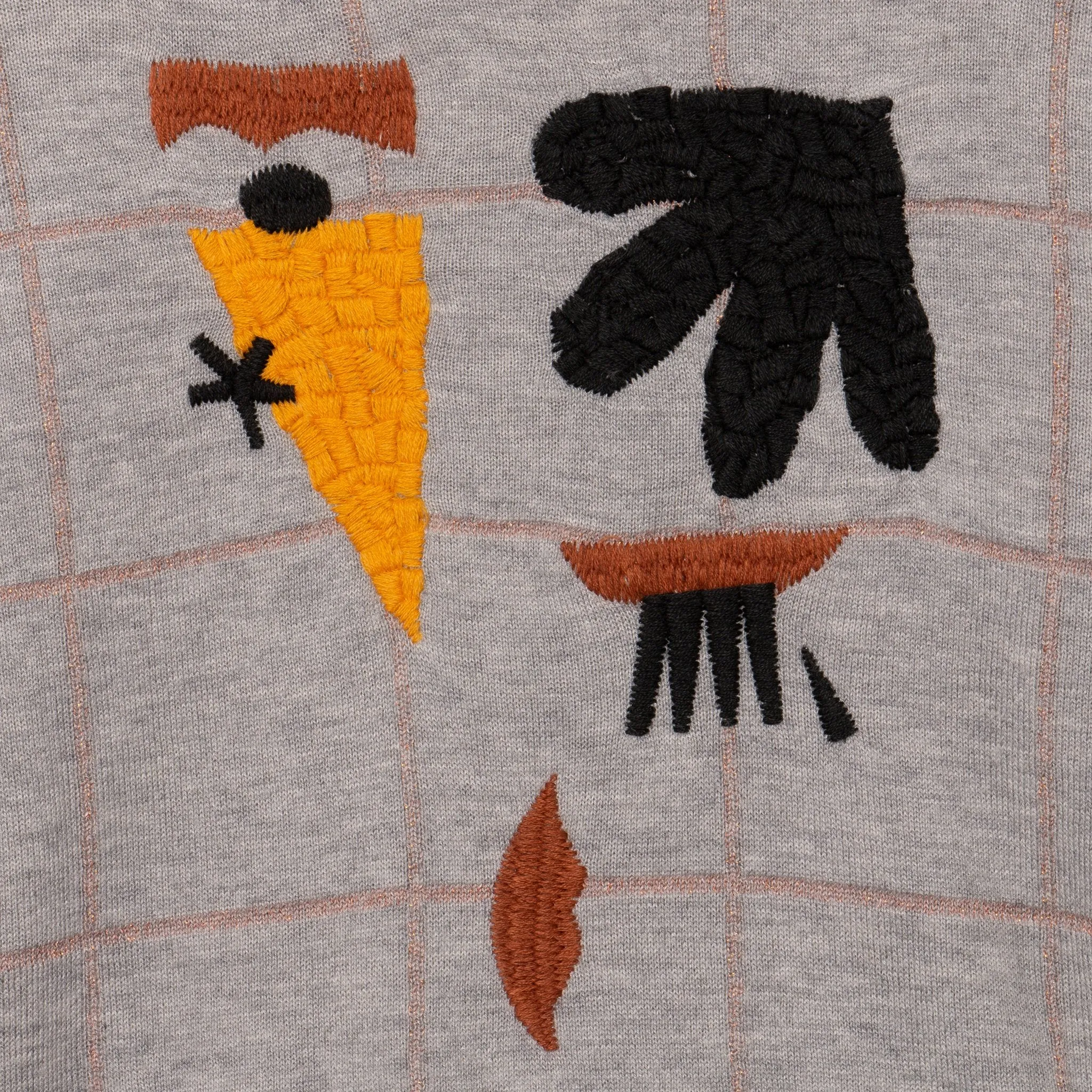 Girl grey sweater