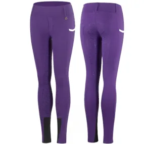 Horze Lucinda Kids High Waist Silicon Full Seat Tights