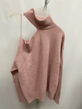 Inc Size Large Pink Cold Shoulder