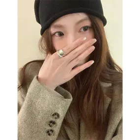 Joskaa frat boy outfits Im Xiang Paris Holiday Wool Variegated Single-Sided Woolen Suit Coat Women's Autumn and Winter Short Woolen Coat