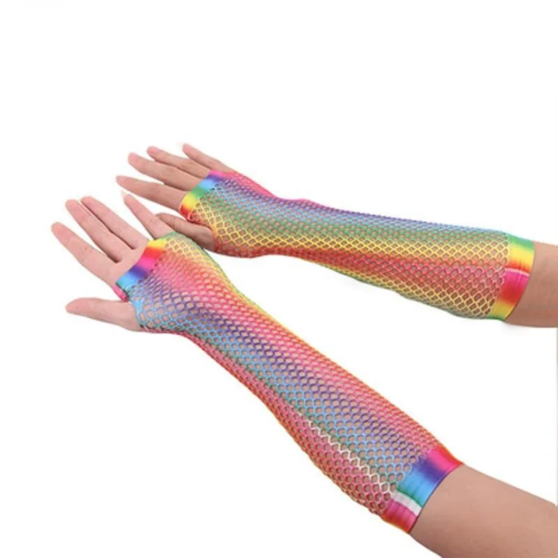 Lace Fishnet Gloves Collection, Mesh Hollow Sunscreen Accessories For Women