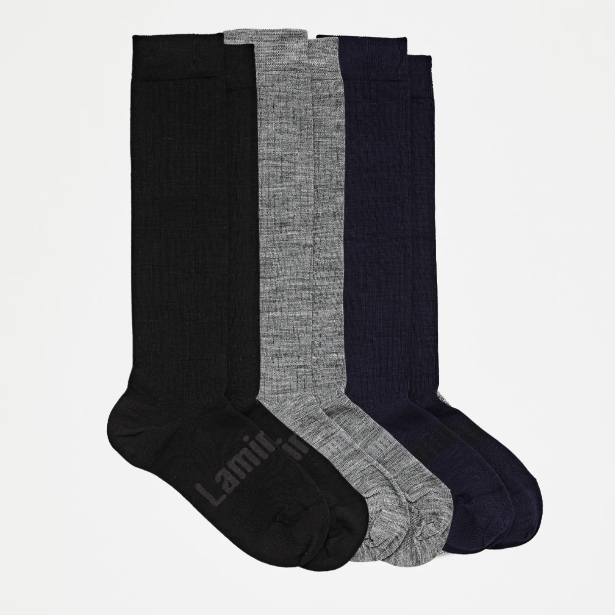 Lamington Child Merino Knee Hi Socks - Black