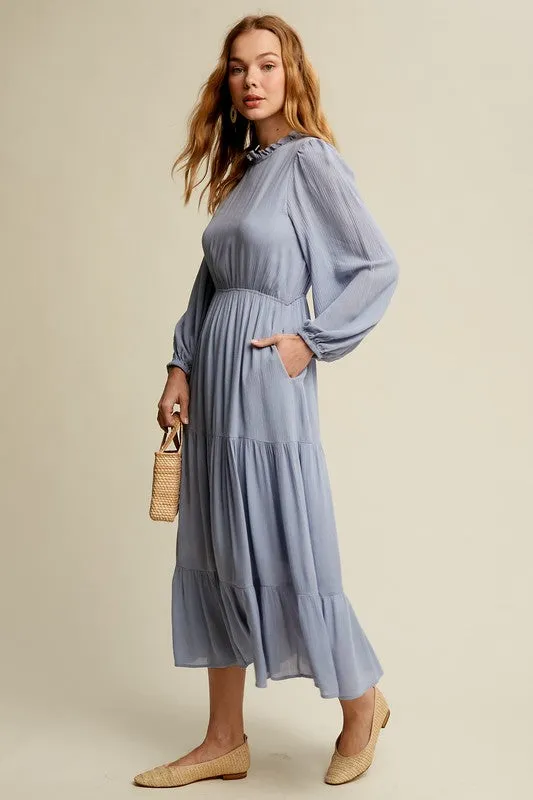 LILIANA Maxi Woven Dress