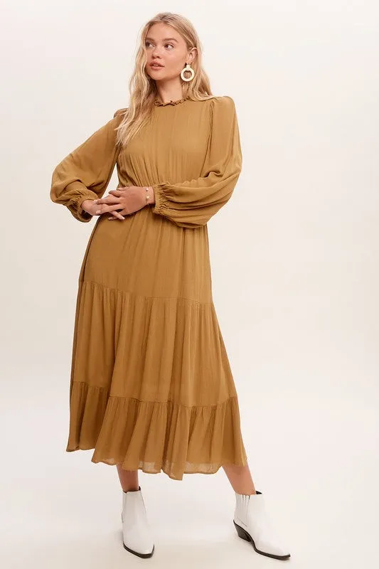 LILIANA Maxi Woven Dress