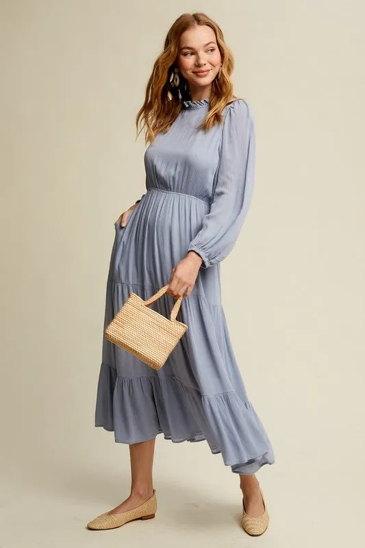 LILIANA Maxi Woven Dress