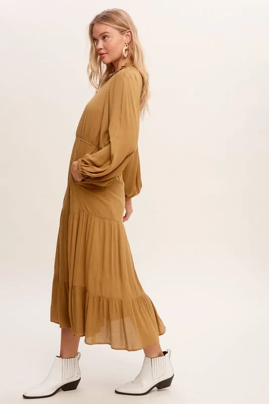 LILIANA Maxi Woven Dress