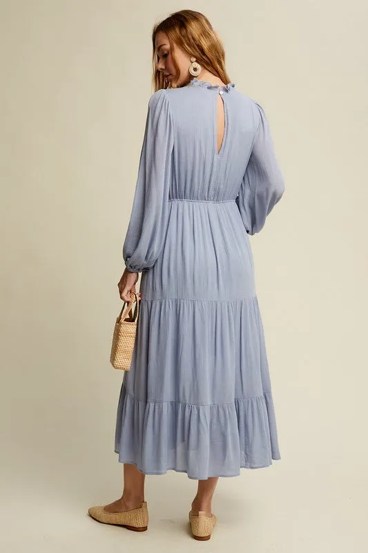 LILIANA Maxi Woven Dress