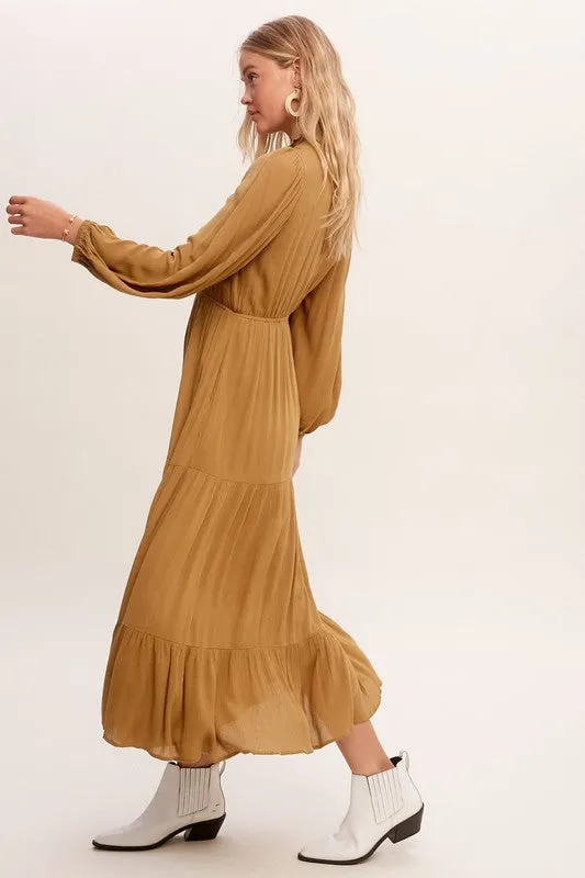 LILIANA Maxi Woven Dress