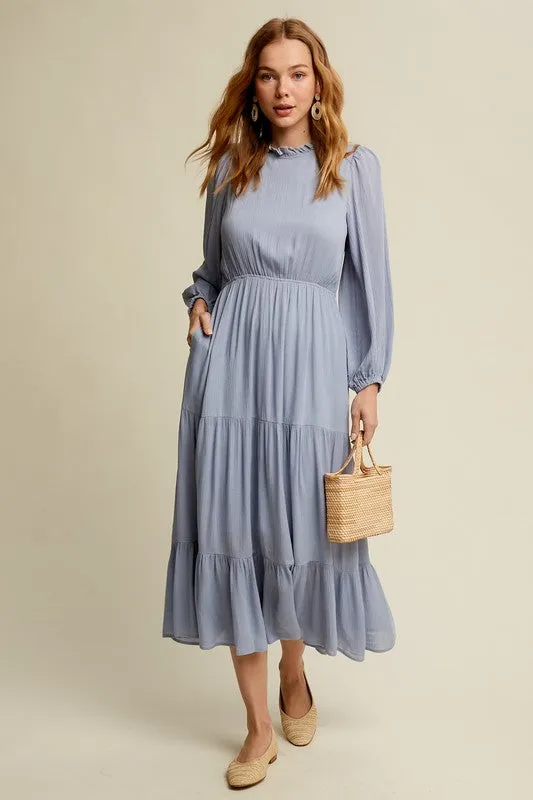 LILIANA Maxi Woven Dress