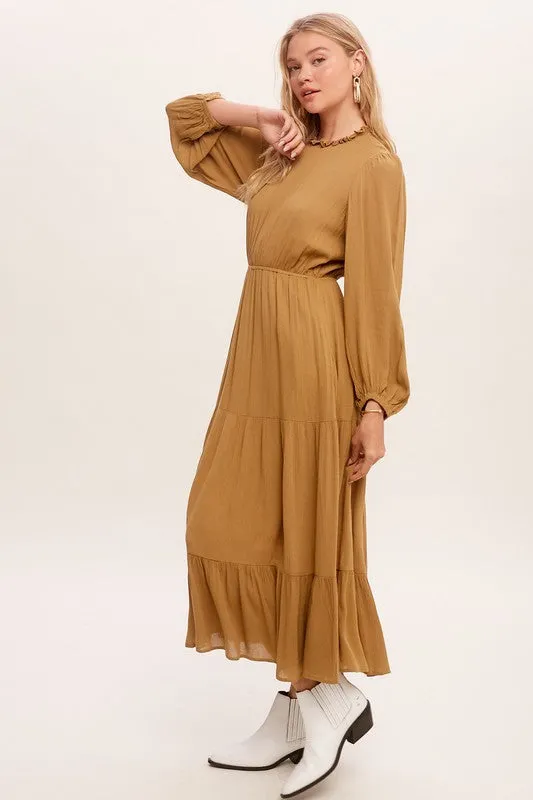 LILIANA Maxi Woven Dress