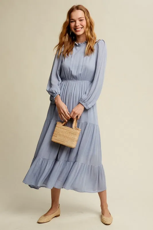 LILIANA Maxi Woven Dress