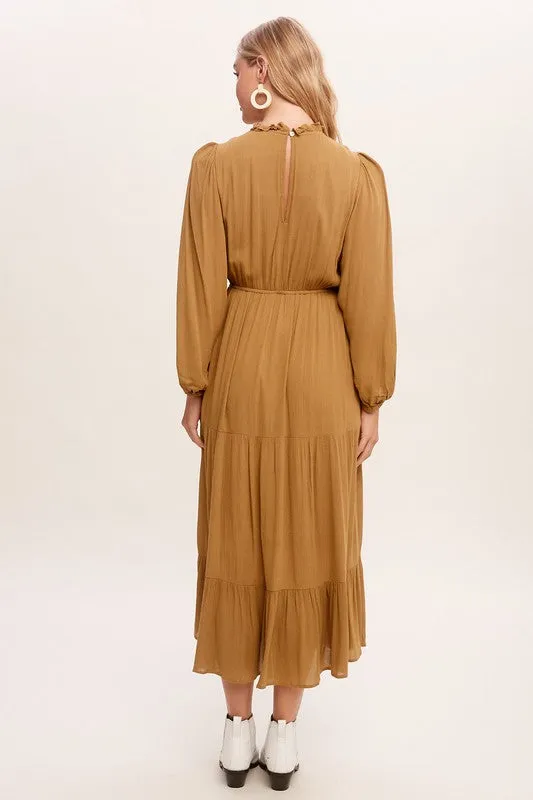 LILIANA Maxi Woven Dress