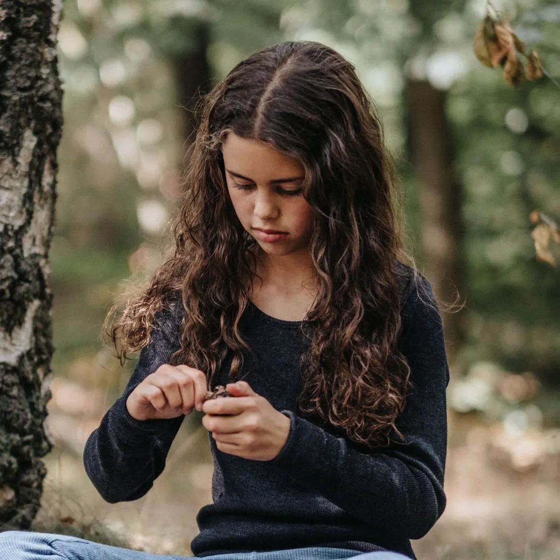 ManyMonths® Merino Wool Kids Long Sleeve Shirt 3-13 yr