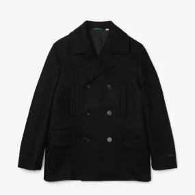 Men's Double-Breasted Wool Blend Pea Coat