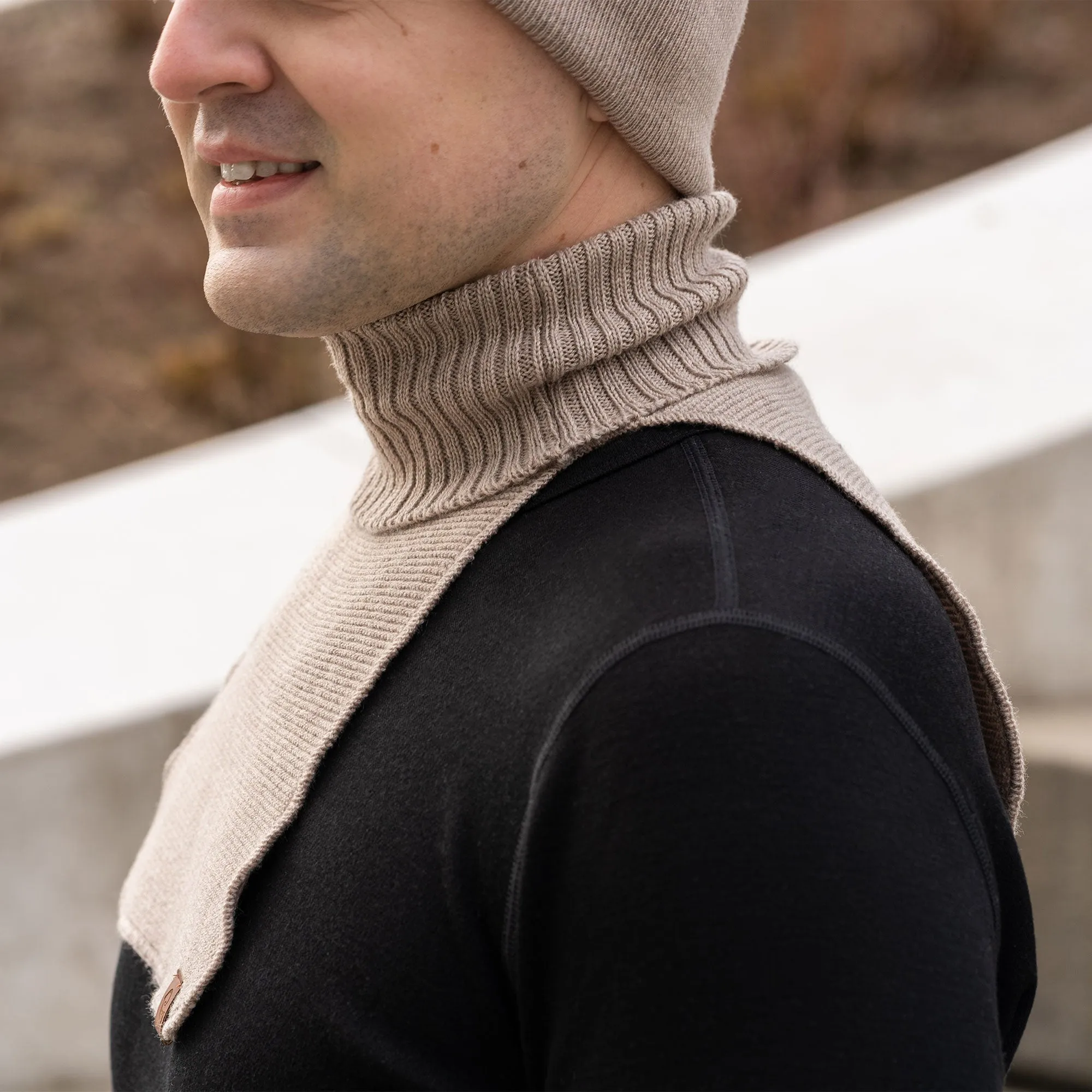 Men's Knit Dickie Neck Warmer Merino
