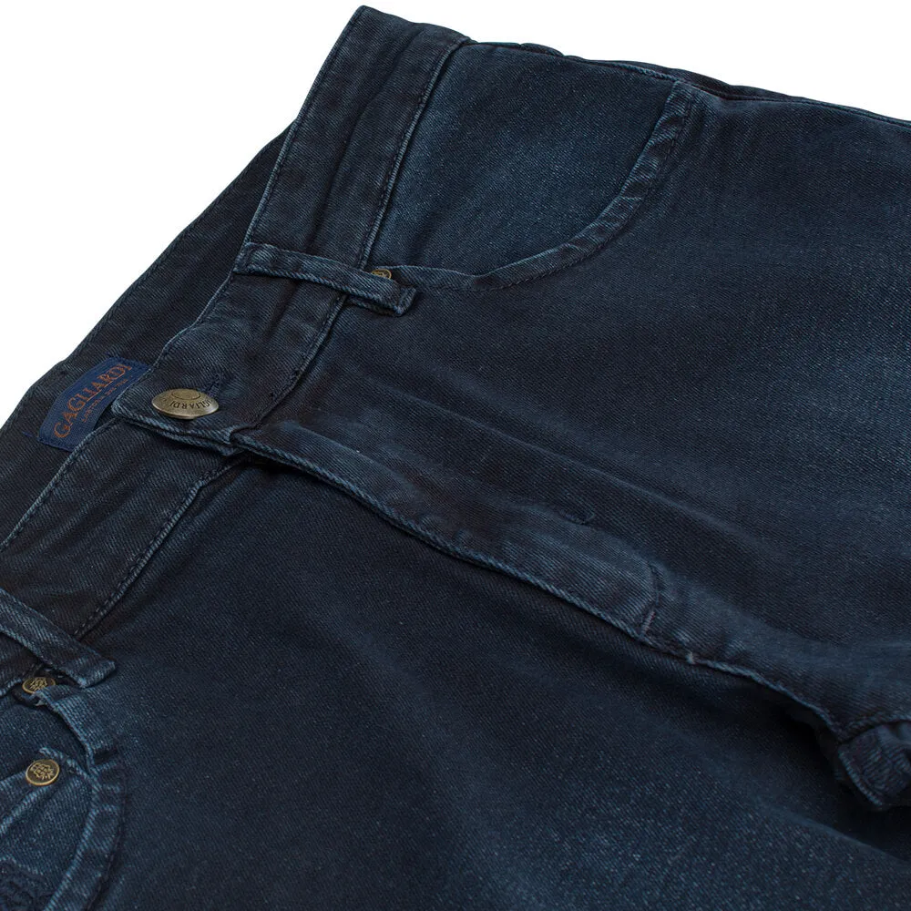 Navy Washed Jeans