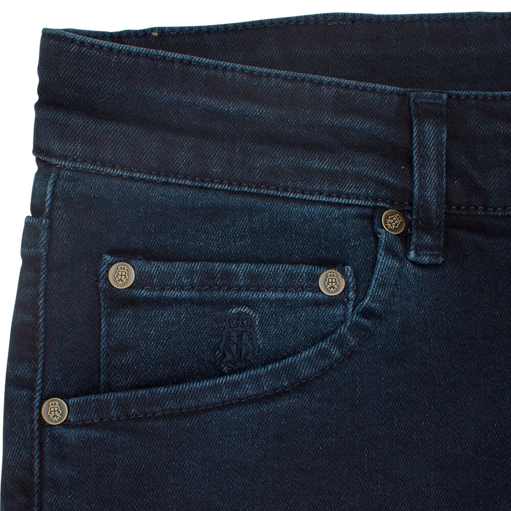Navy Washed Jeans