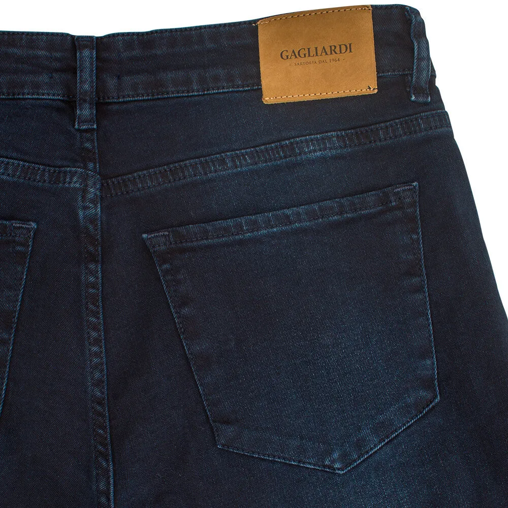 Navy Washed Jeans