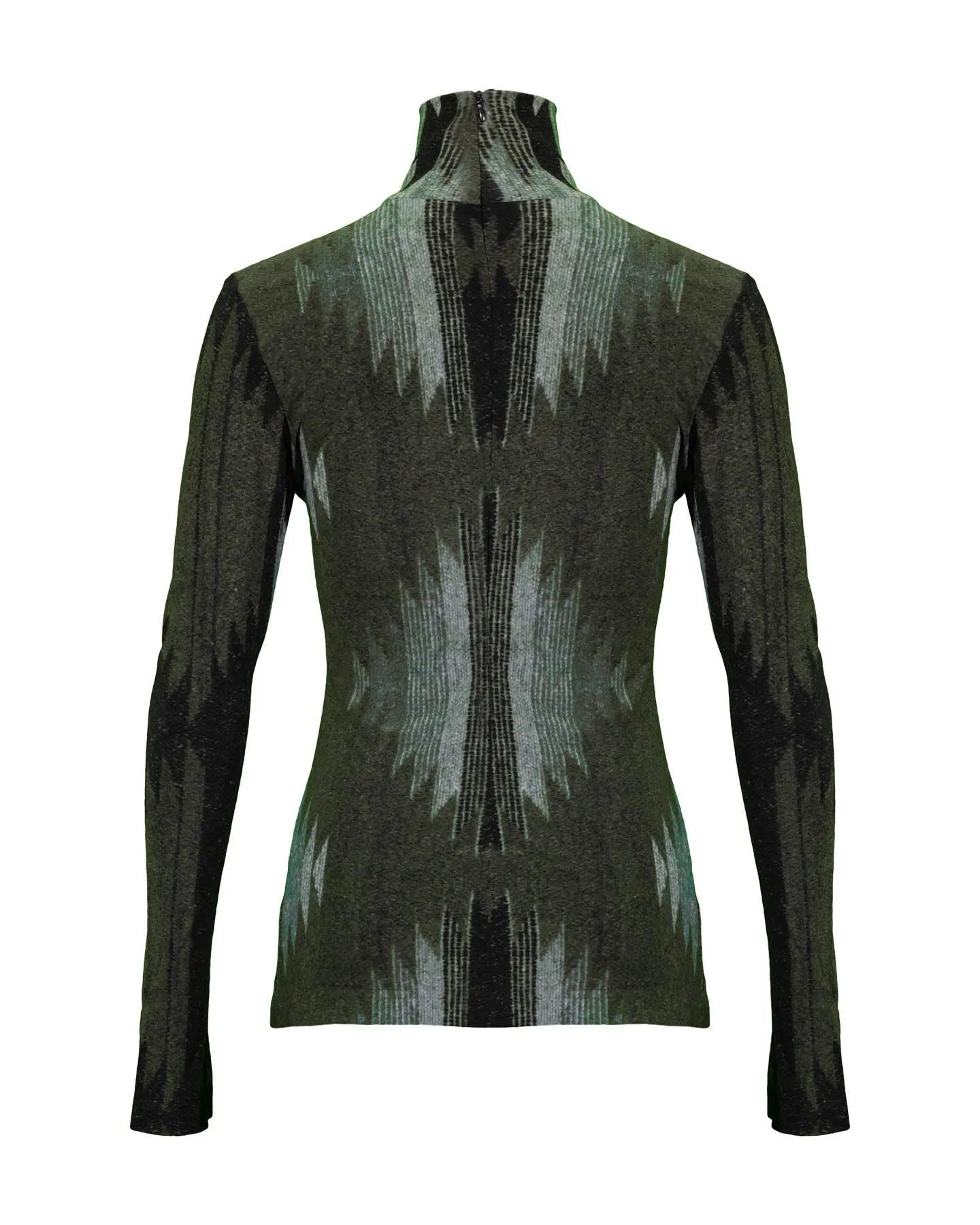 Norma Kamali Southwest Turtleneck Top