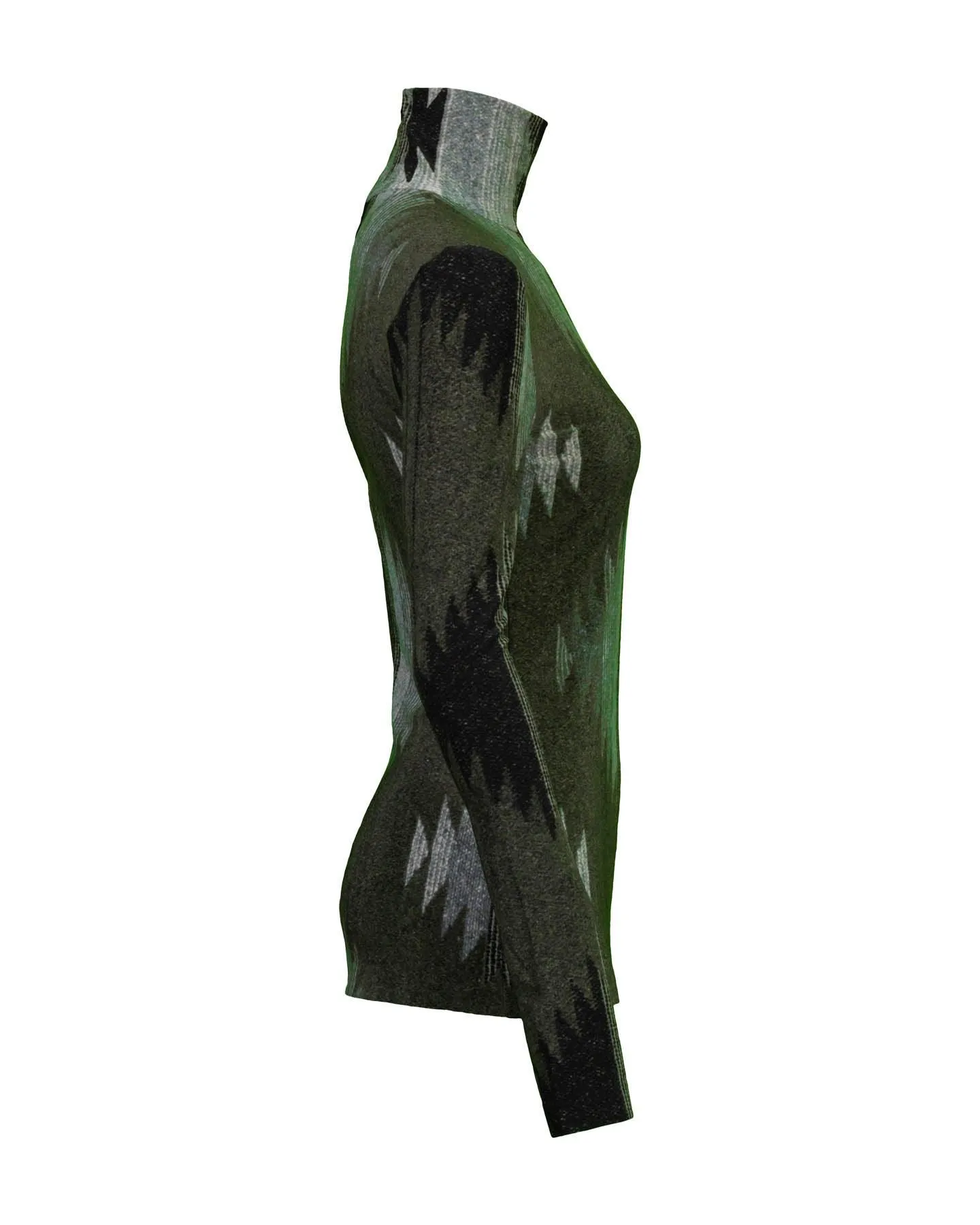 Norma Kamali Southwest Turtleneck Top
