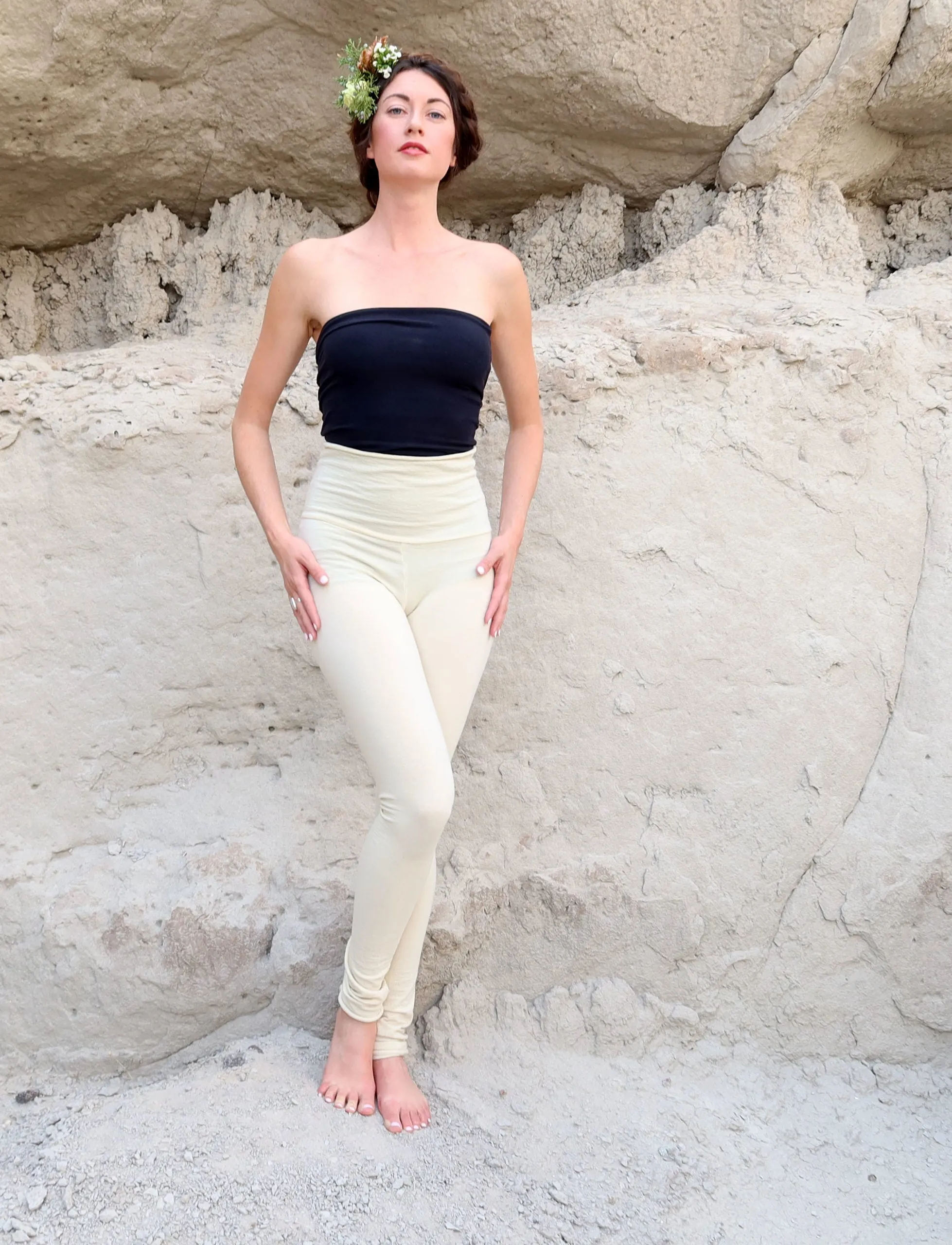 ORGANIC WOOL Long Leggings