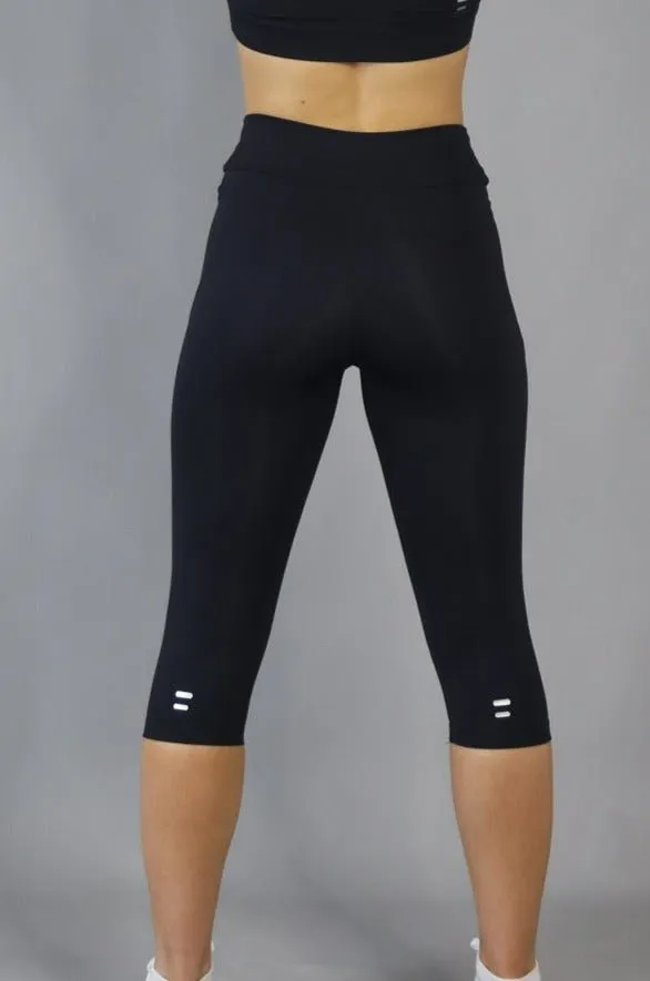 Perform Mid Waist 3/4 - Black