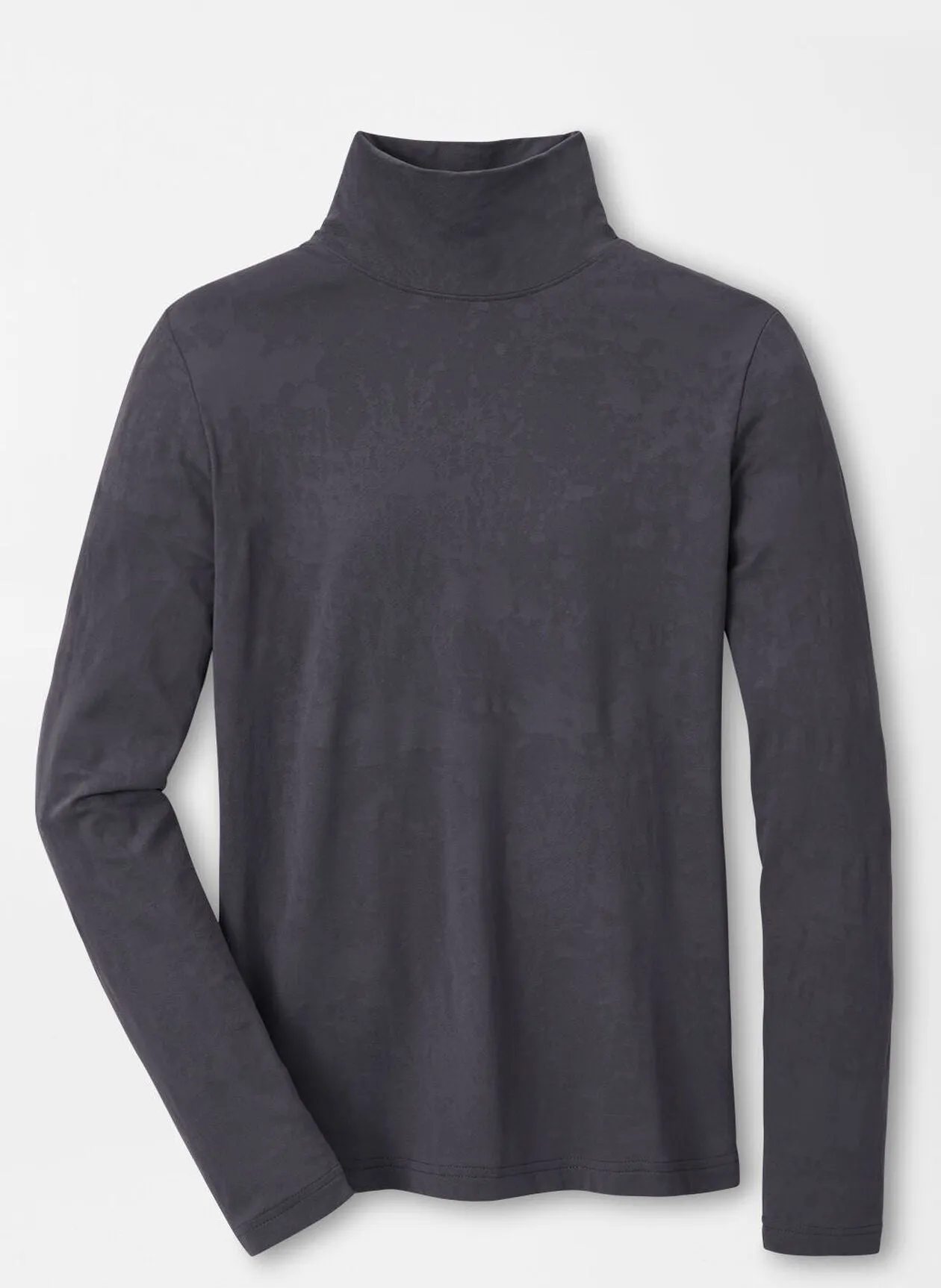 Peter Millar Womens Stratus Baselayer Performance Turtleneck - GRAPHITE