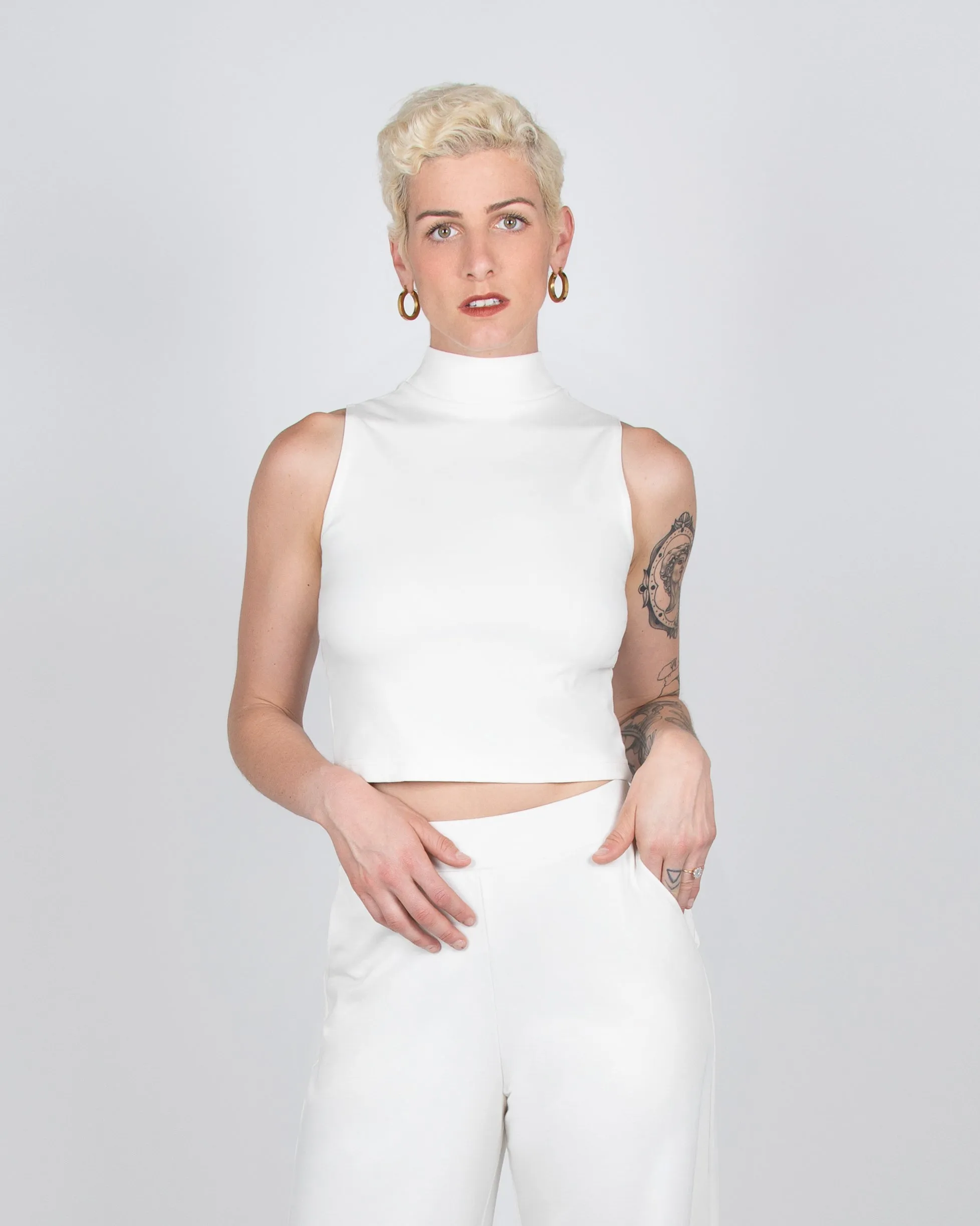 Plover Top 2-in-1 in Cream