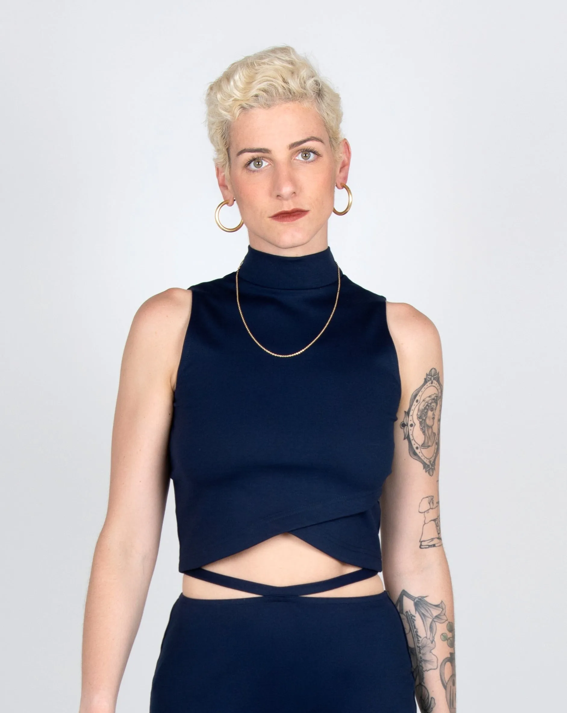 Plover Top 2-in-1 in Navy