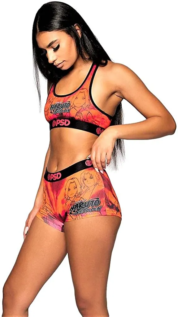 PSD Underwear Women's Athletic Fit Naruto Boy Short with Wide Elastic Band