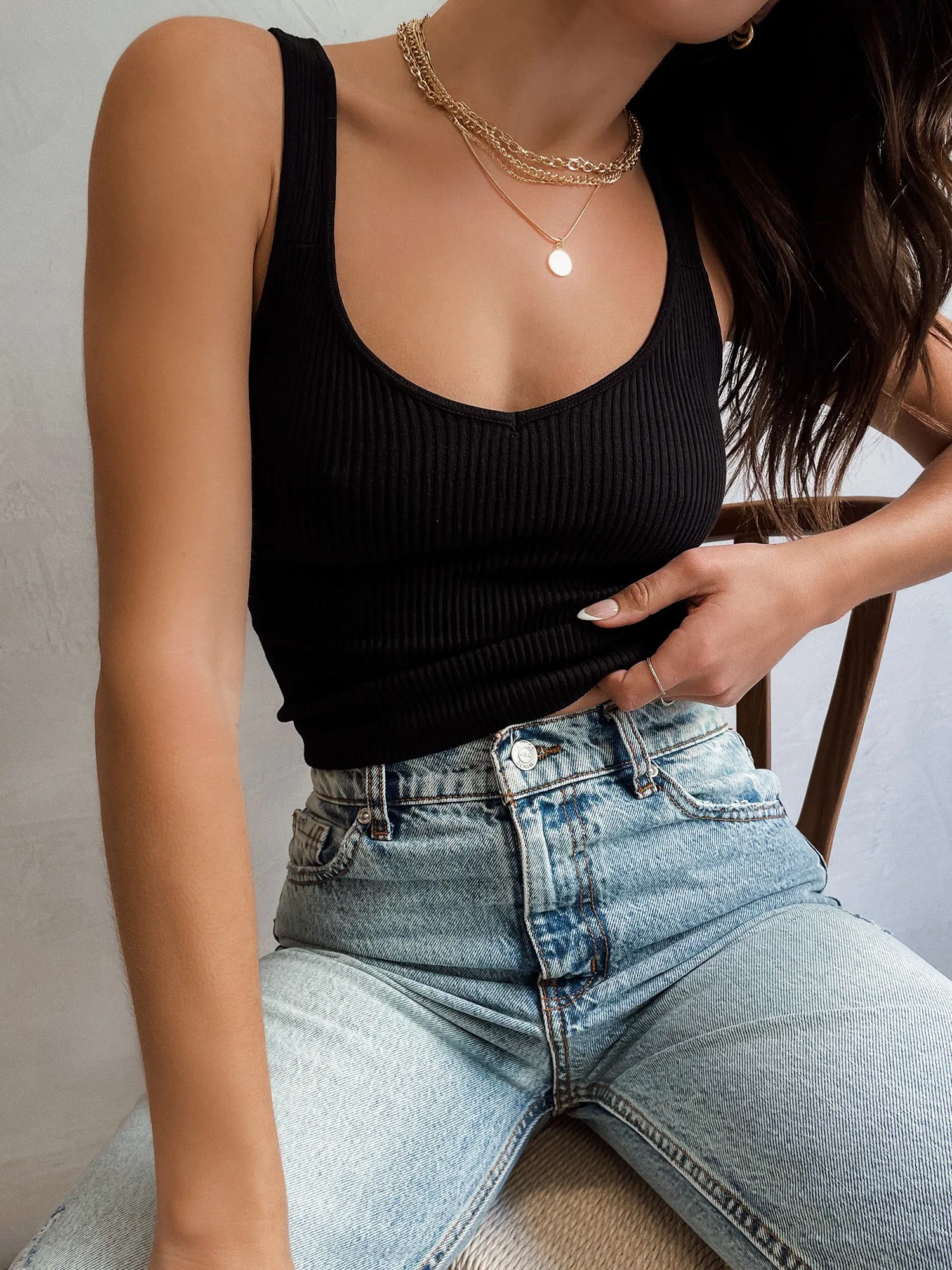 Ryann Tank in Black