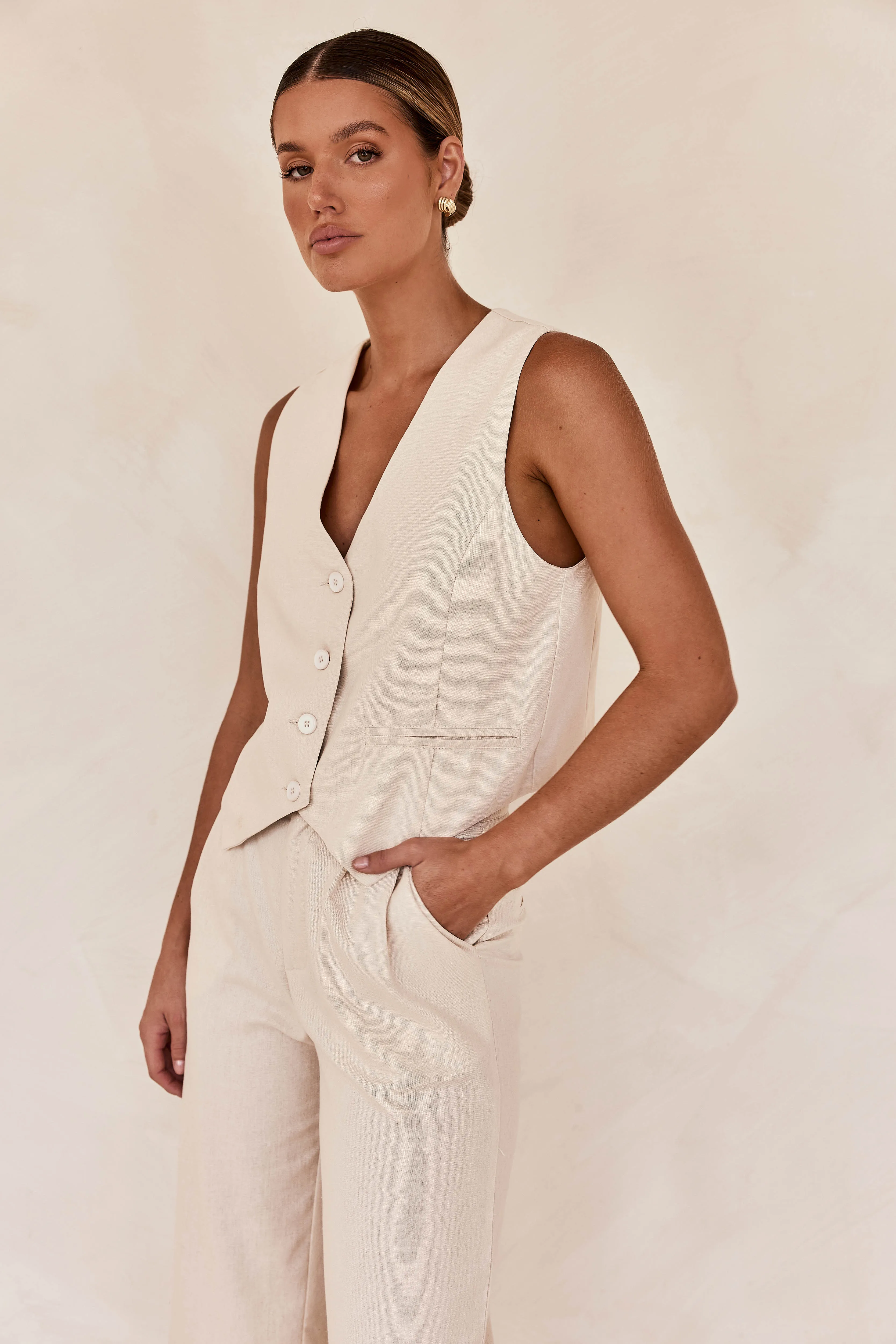 Sia Vest (Sand)