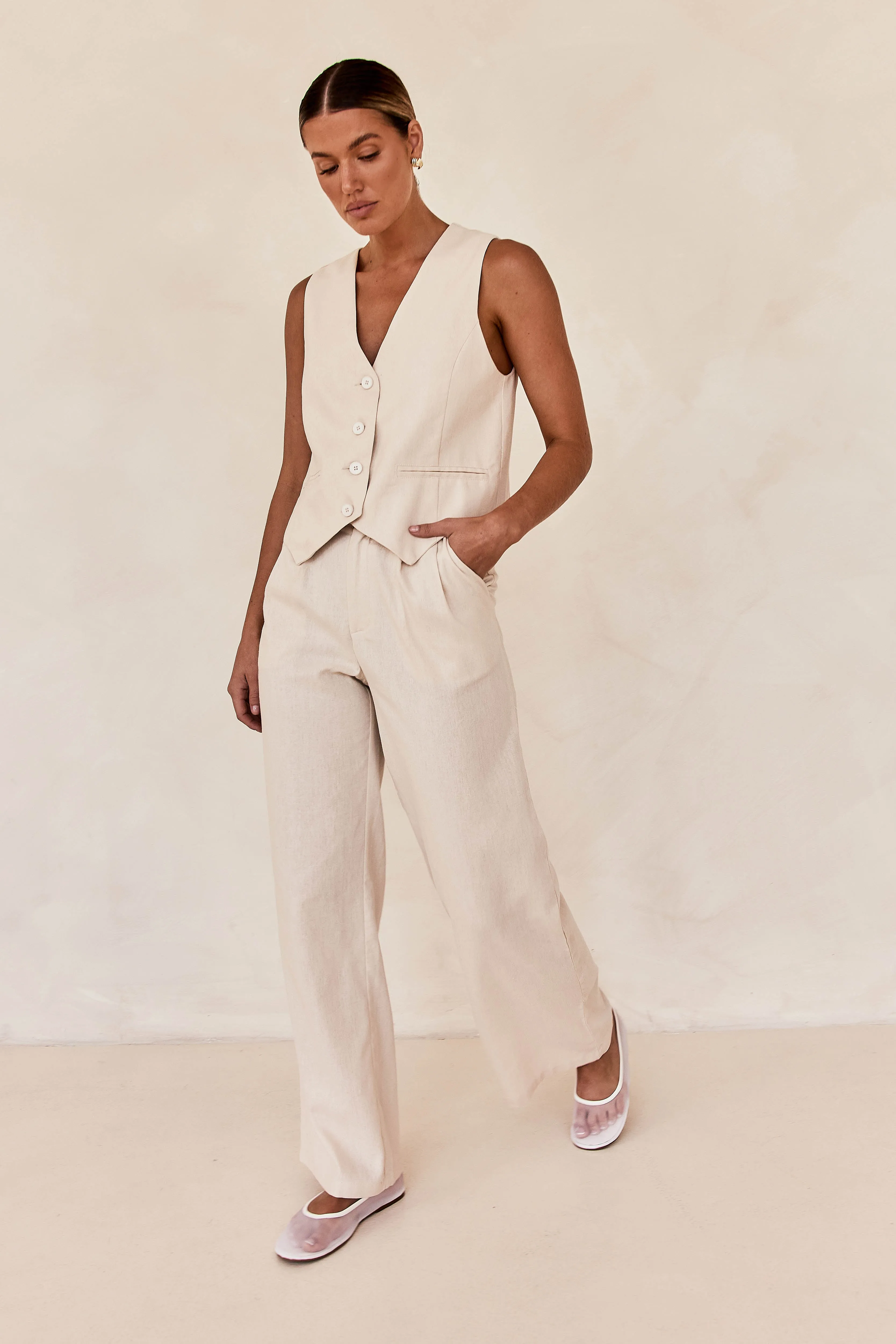 Sia Vest (Sand)