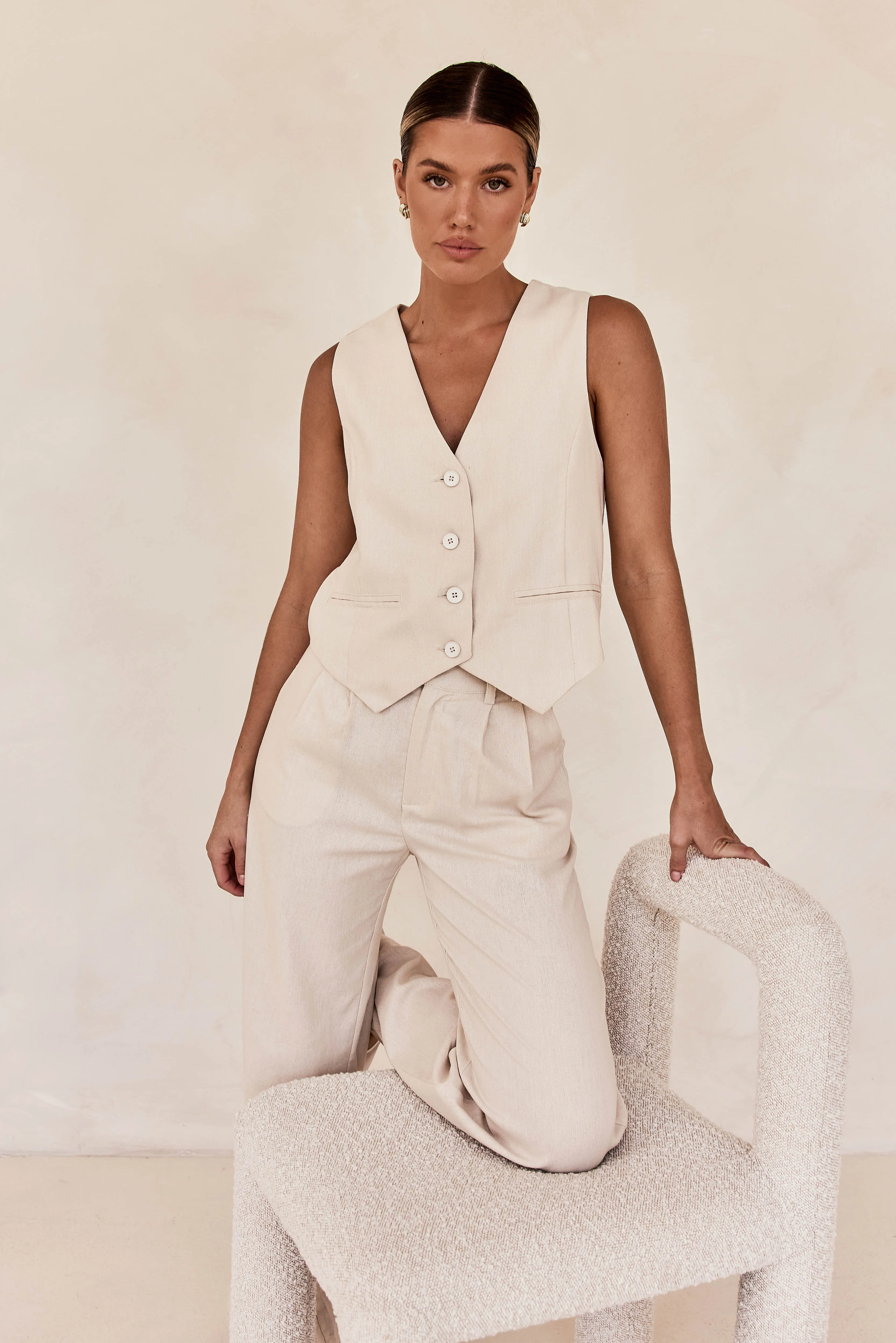 Sia Vest (Sand)
