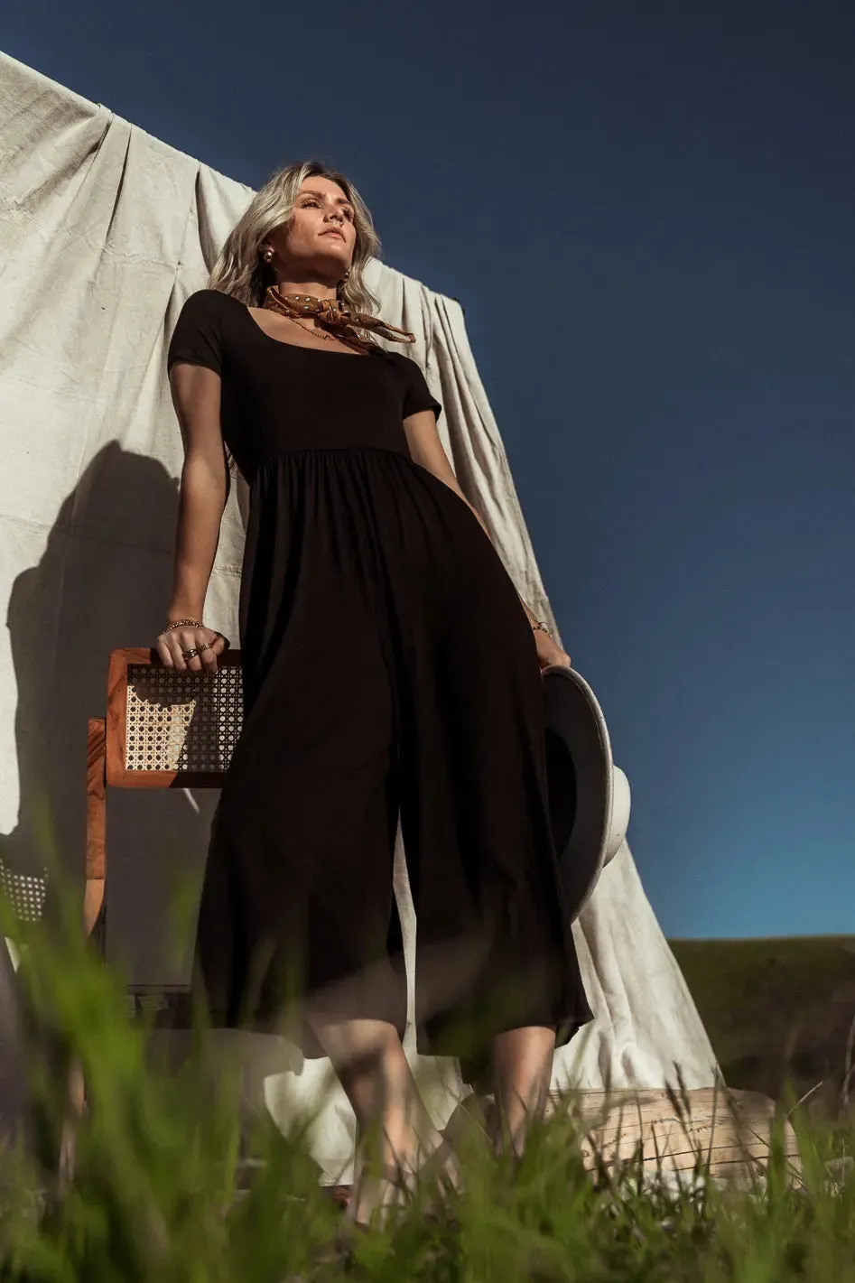 Skylar Jumpsuit in Black - FINAL SALE