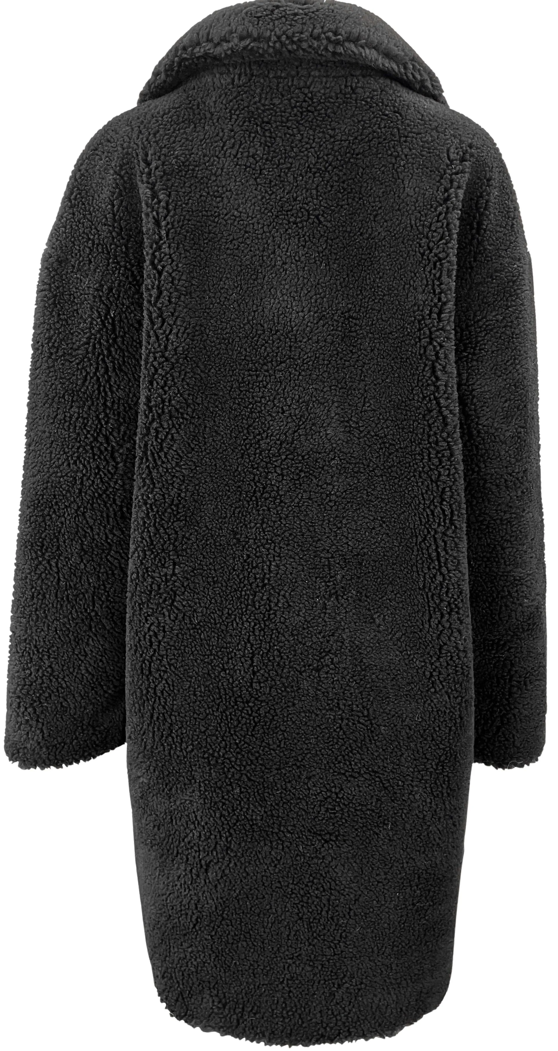 Stand Studio Camille Cocoon Coat in Black