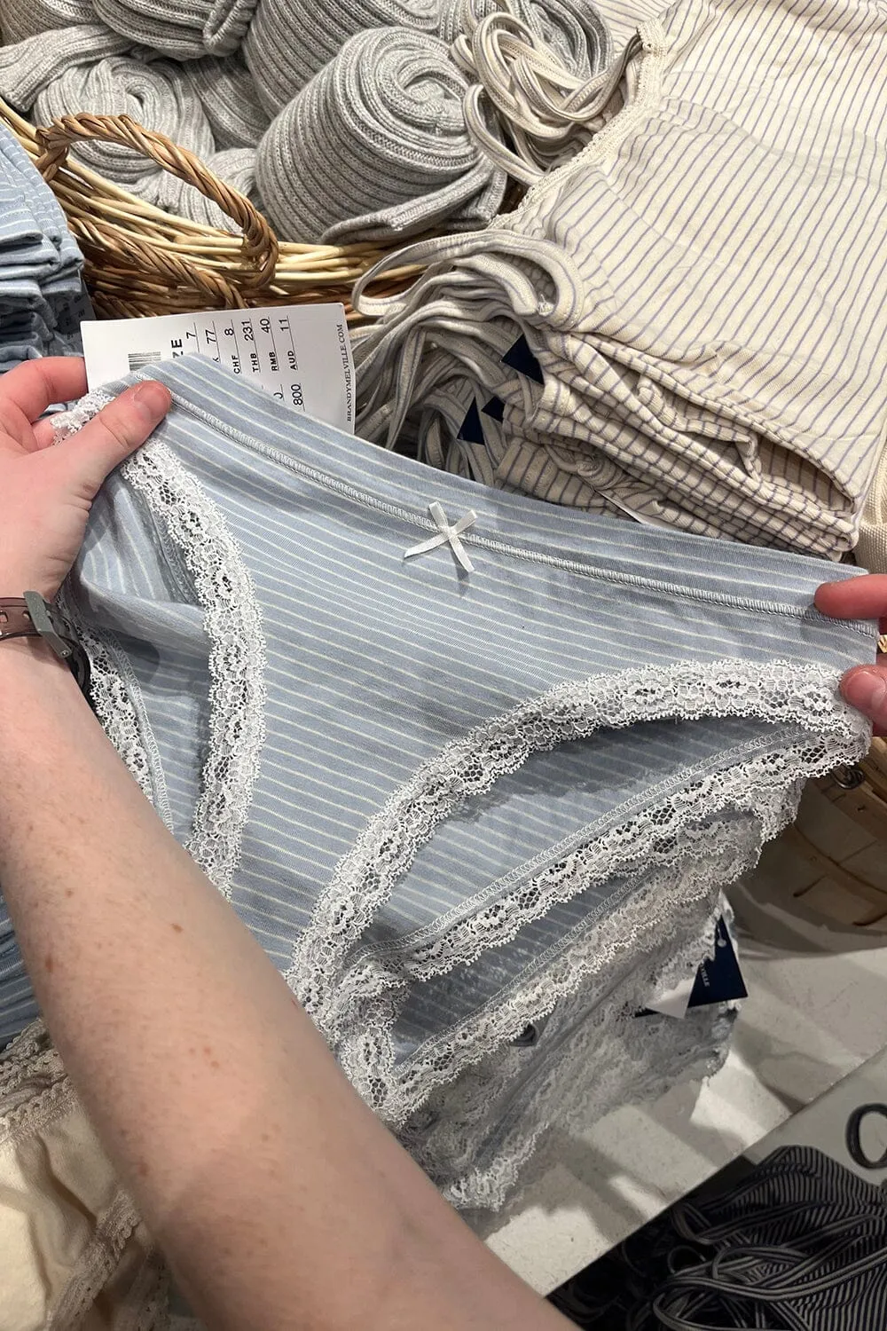 Stripe Bow Underwear