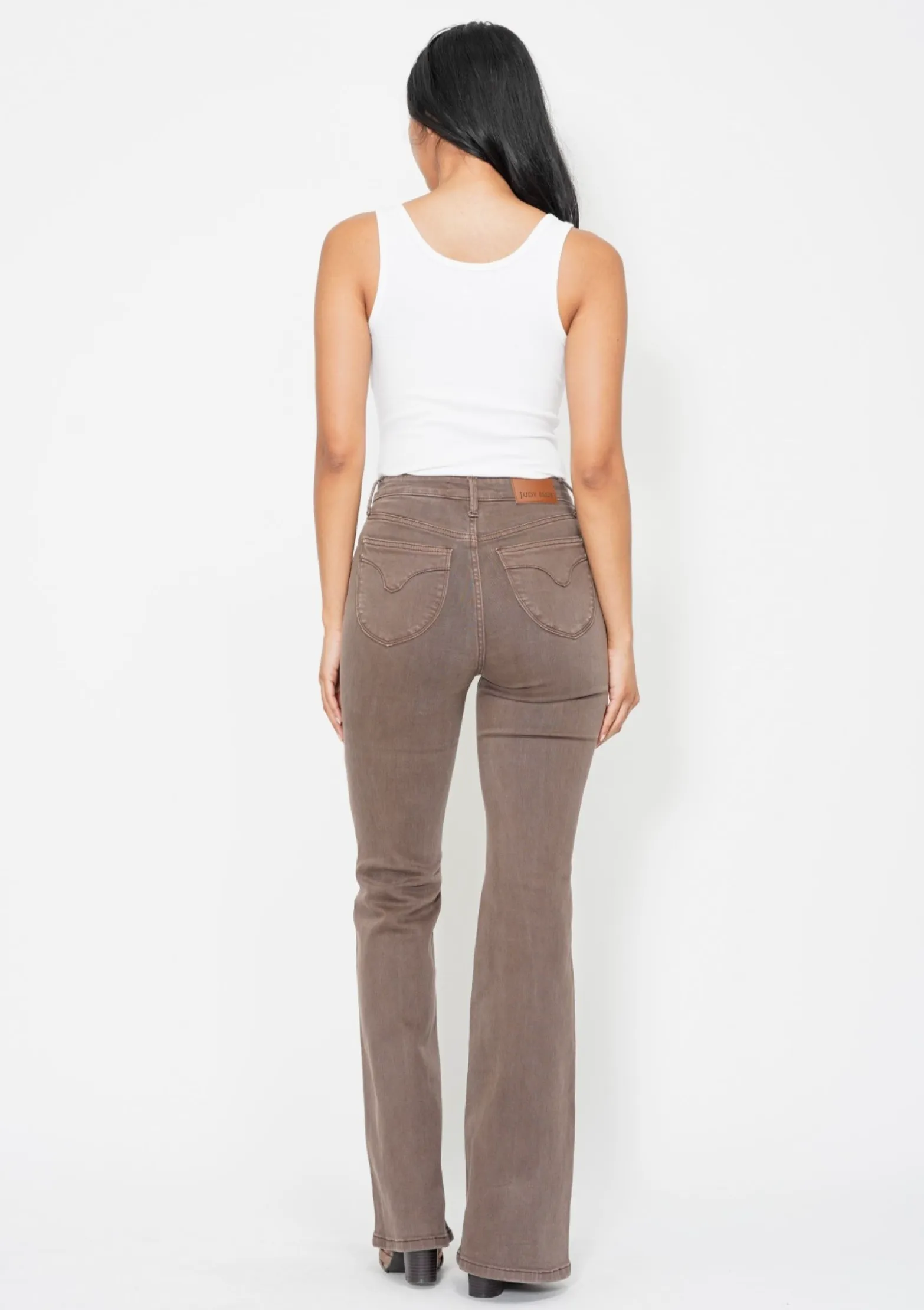 The Bootlegger HW Garment dyed Knee Seam Detail & Shield Back