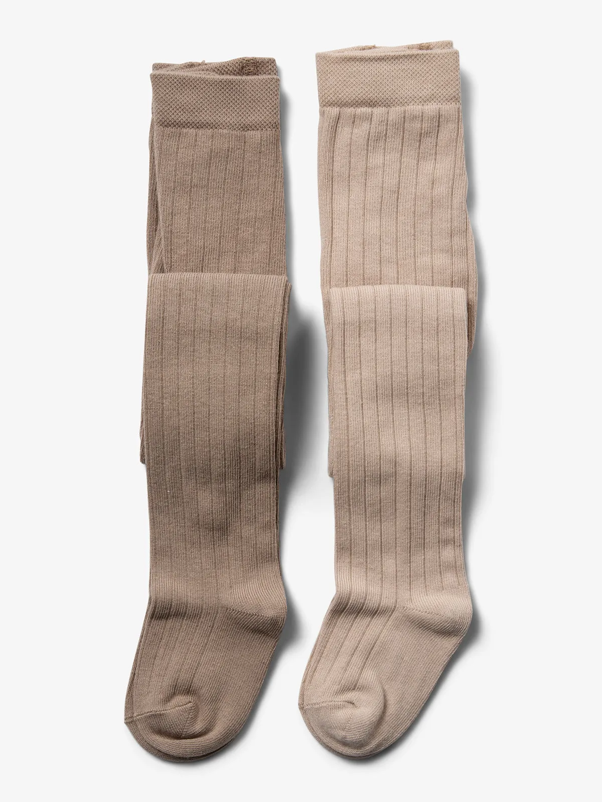 Tights 2-pack - Little - Moonlight/Dark Beige