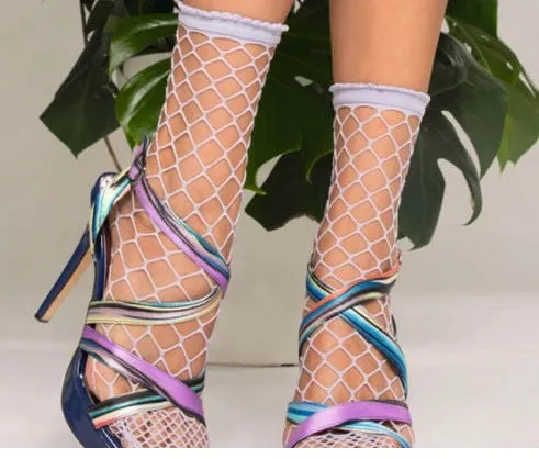Trasparenze Clearance Ananas Fishnet Anklet Socks